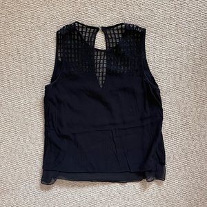 Waverly Grey Tank in Black